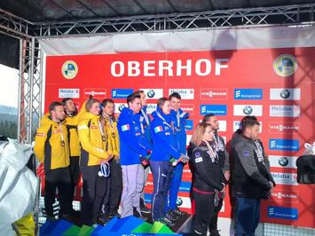 Latvijai bronza komandu stafetē Eiropas čempionātā