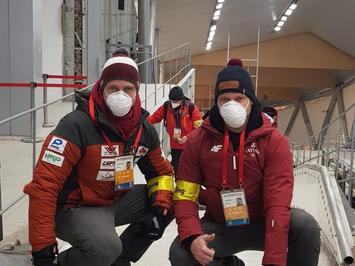 Andris un Juris Šici par pirmajiem iespaidiem Pekinas Ziemas Olimpisko spēļu ledus trasē