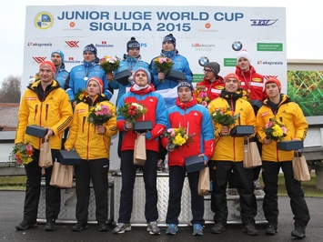 Second day of Junior World Cup in Sigulda in pictures