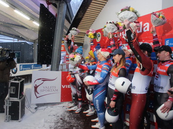 Latvijai bronza Viessmann Komandu stafetes 3. Pasaules kausa posmā 